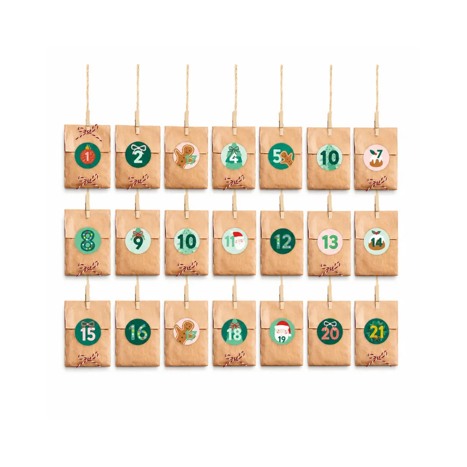 KaiserCraft adventskalender lag selv konvolutter 24 pk