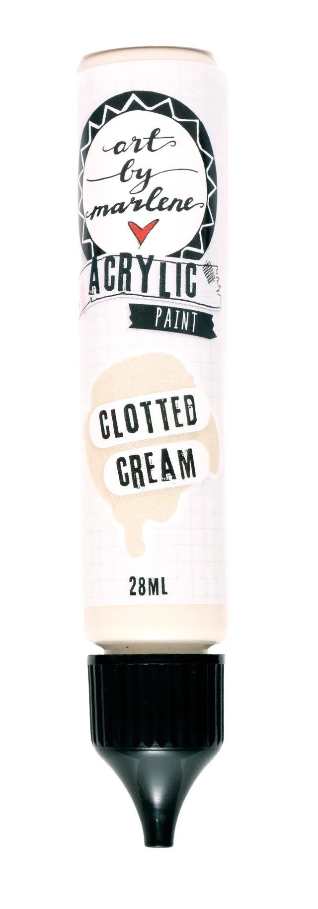 Art by Marlene Essentials akrylmaling Clotted Cream 28 ml
