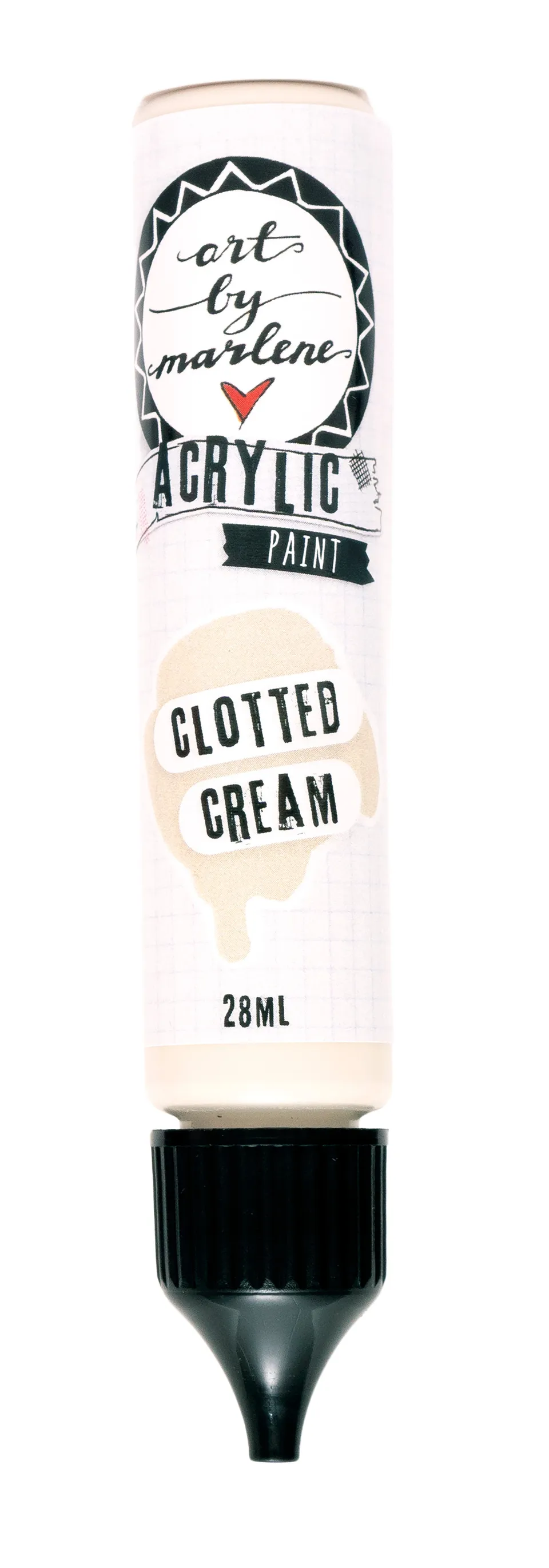 Art by Marlene Essentials akrylmaling Clotted Cream 28 ml