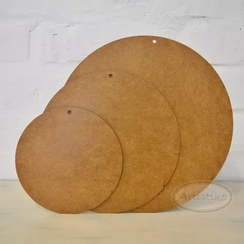 Korthobby Artistiko Rund plate liten stempelplate rund