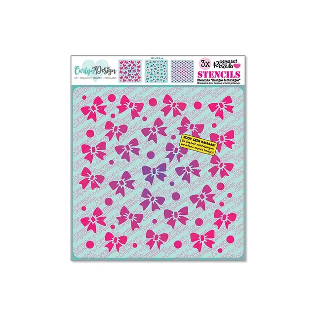 CarlijnDesign Hartjes CDSC-0049 sjablonger hjerter