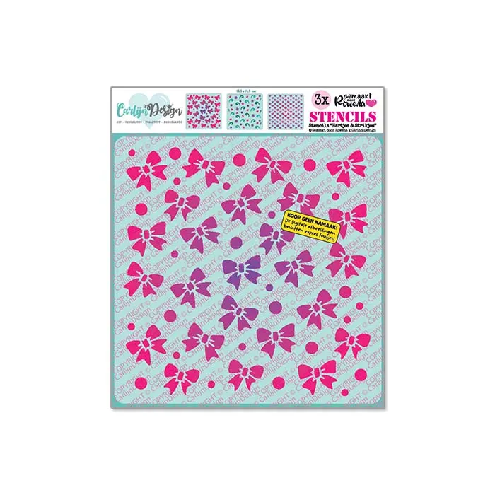 CarlijnDesign Hartjes CDSC-0049 sjablonger hjerter