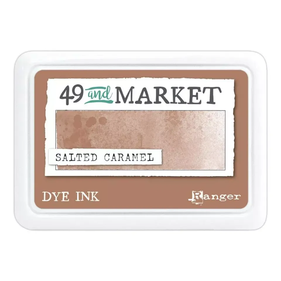 49 and Market Dye Ink stempelpute salted caramel