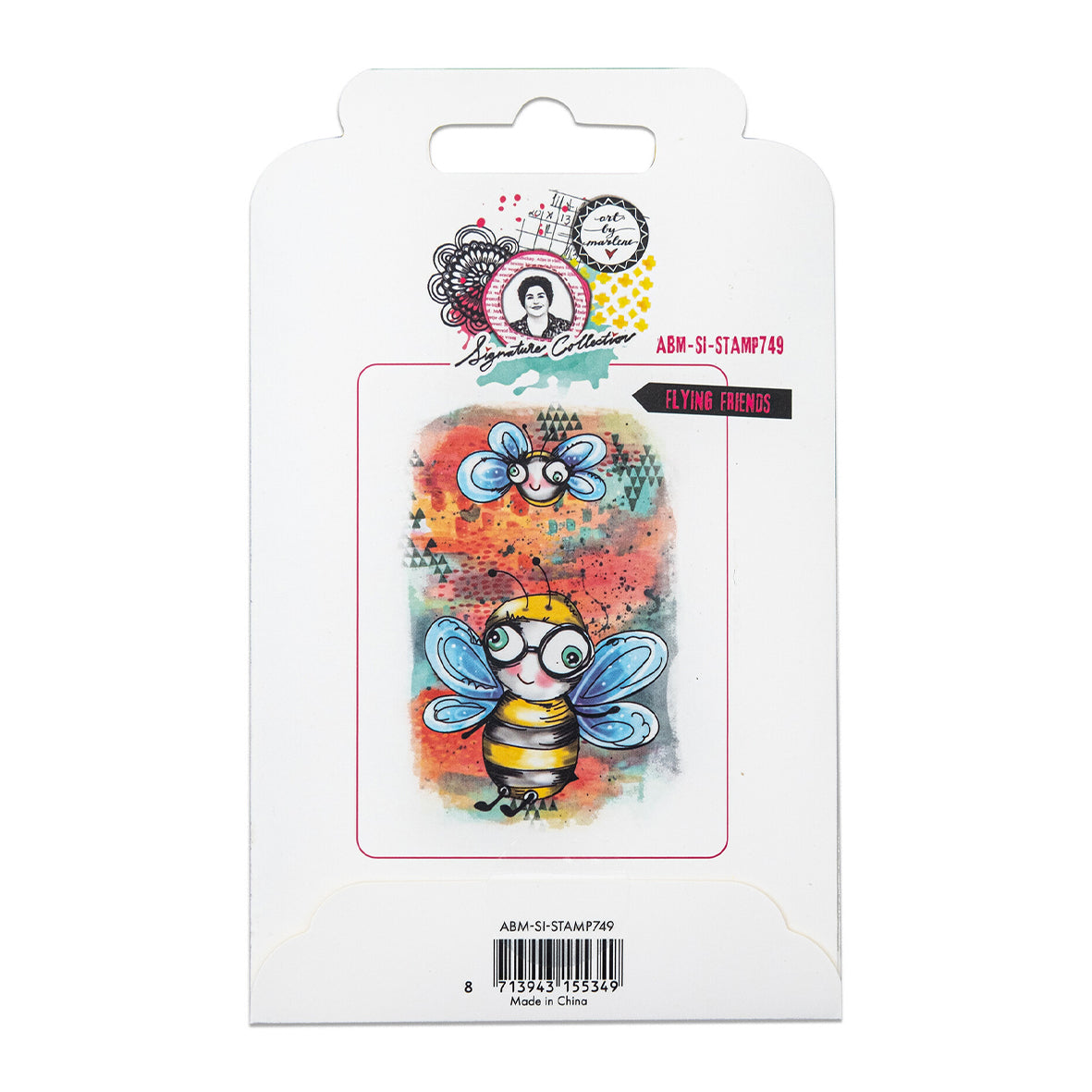 Art by Marlene Flying Friends clingstamp Signature Collection