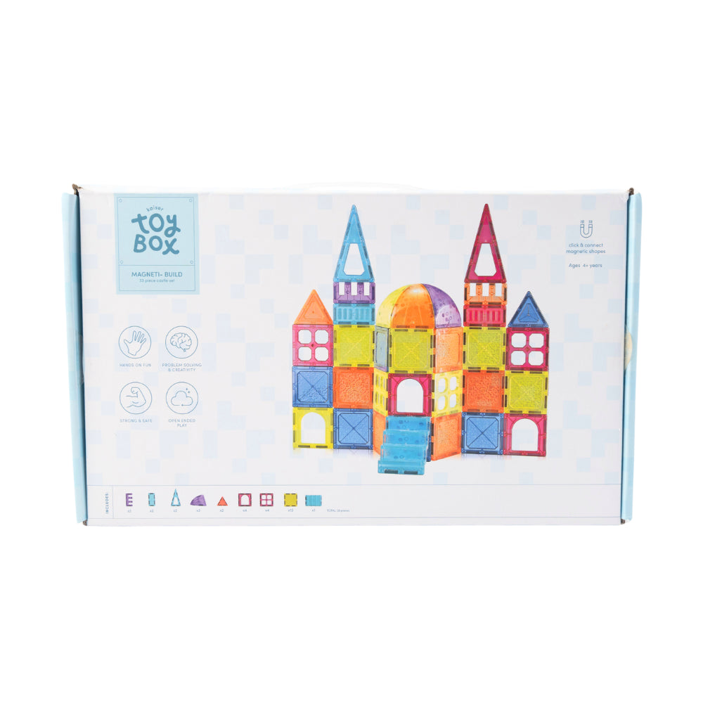 Kaiser Toy Box byggesett magnet Castle 33 deler