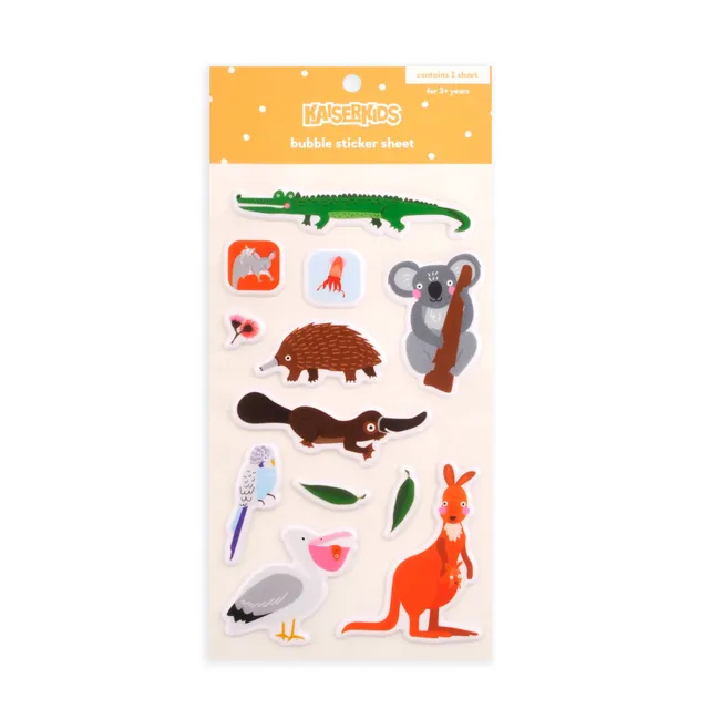 KaiserCraft Creative Club klistremerker Aussie bubble