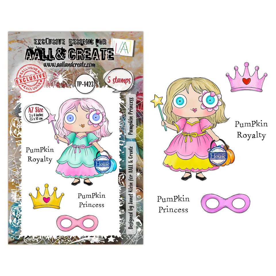 AALL & Create TP-1423 stempelsett A7 Pumpkin Princess