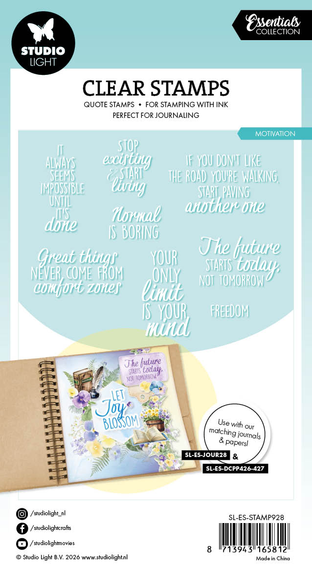 Studio Light Essentials Quotes Motivation stempel motivasjon