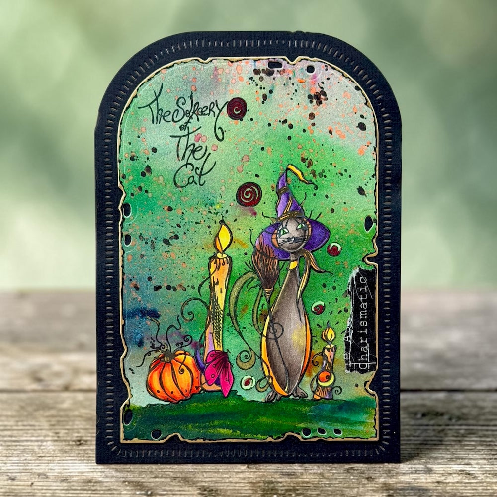 Aall and Create Soizic TP-1487 Sorcery Of The Cat stempelsett A6