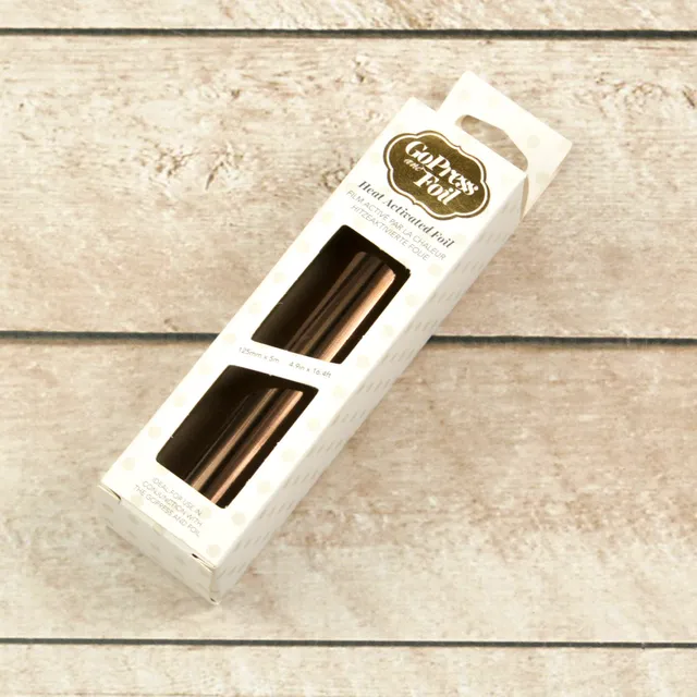 Couture creations GoPress folie latte brown 125 mm x 5 m