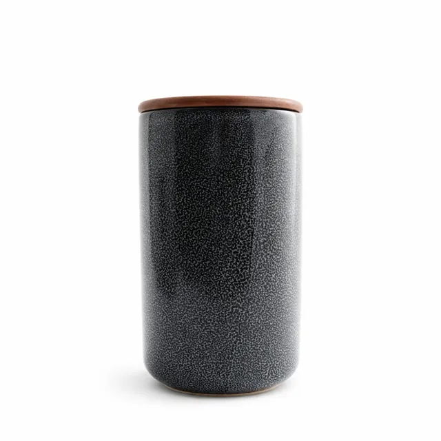 KaiserCraft Lake House Slate Speckle krukke stor keramikk