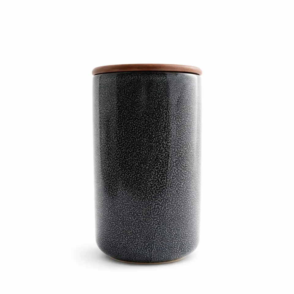 KaiserCraft Lake House Slate Speckle krukke stor keramikk