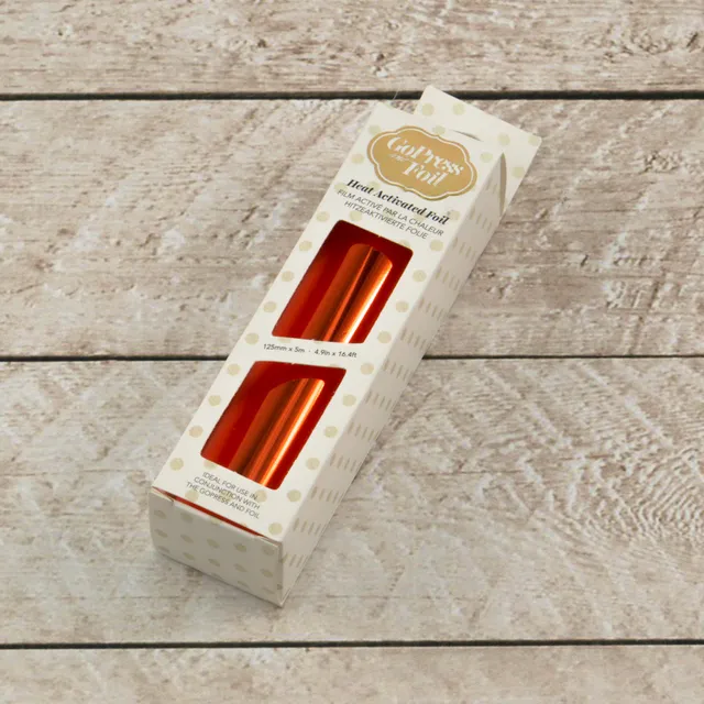Couture Creations Foil Red Copper folie mirror 125 mm x 5 m
