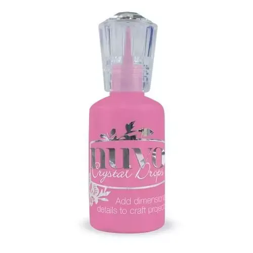 Nuvo Crystal Drops Carnation Pink perlelim rosa