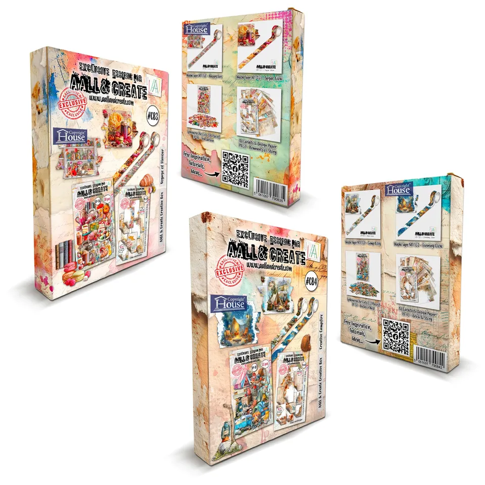 AALL & Create Creative Box CB3 CB4 bundle 2 bokser