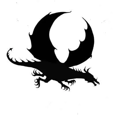 Korthobby Dragon Miniature stempel drage