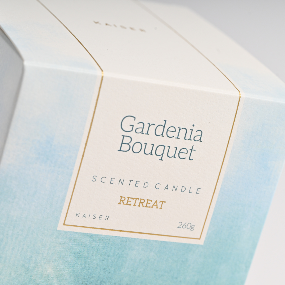 KaiserCraft Retreat Gardenia Bouquet duftlys 260 g gardenia