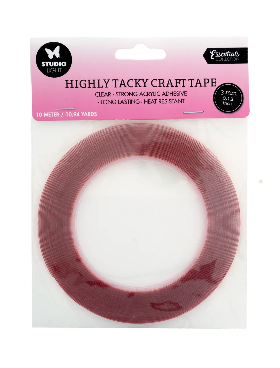 Studio Light Essentials dobbeltsidig tape 3 mm 10 m