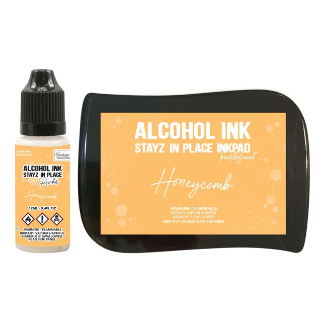 Couture Creations Honeycomb stempelpute m/refill perlemor
