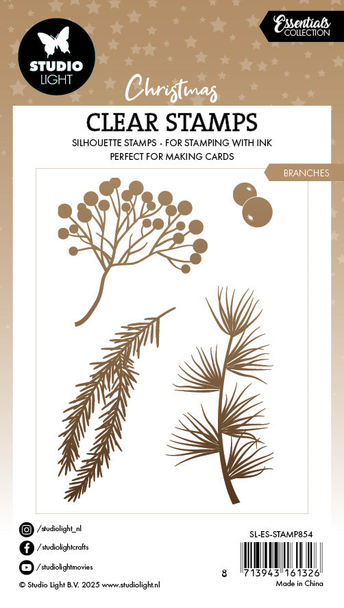 Studio Light Essentials Forest animals clearstempel skogsdyr