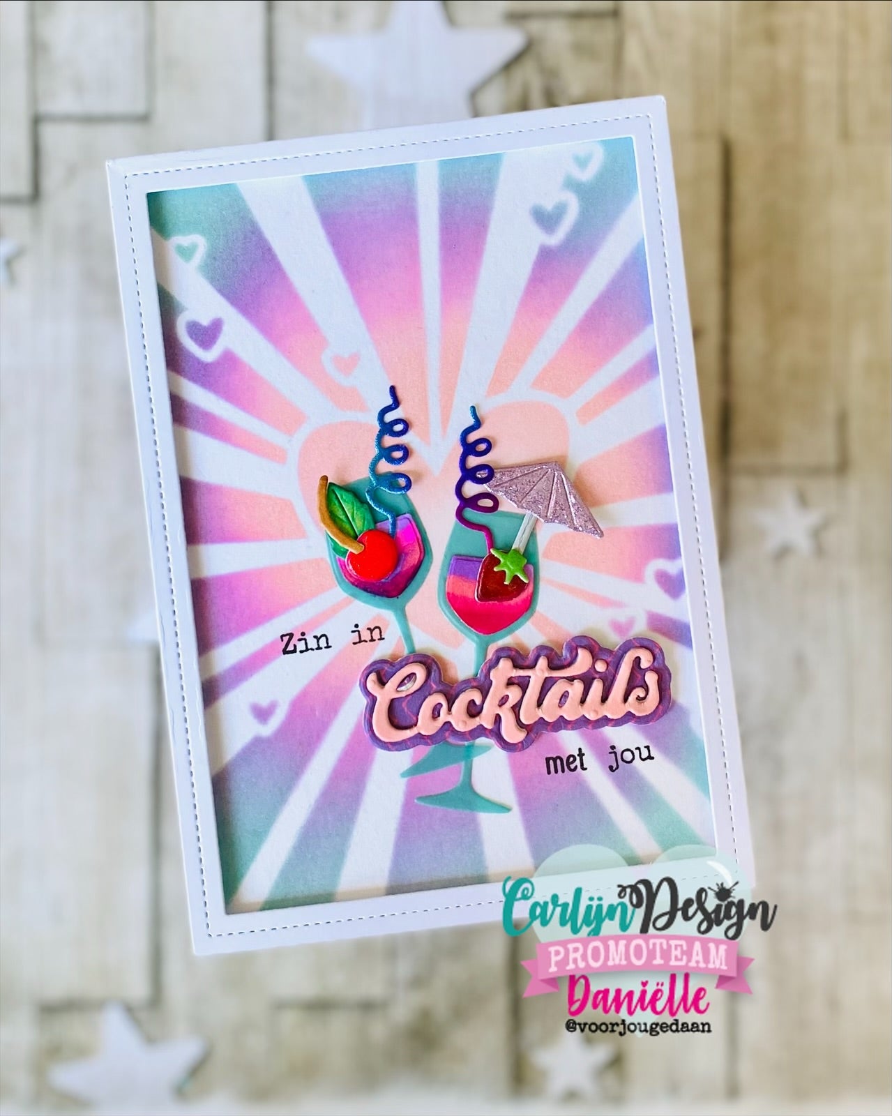 CarlijnDesign Bier wijn cocktails CDSN-0314 dies XL 5 cm