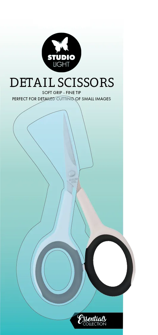 Studio Light Essentials presisjonssaks finespiss soft grip