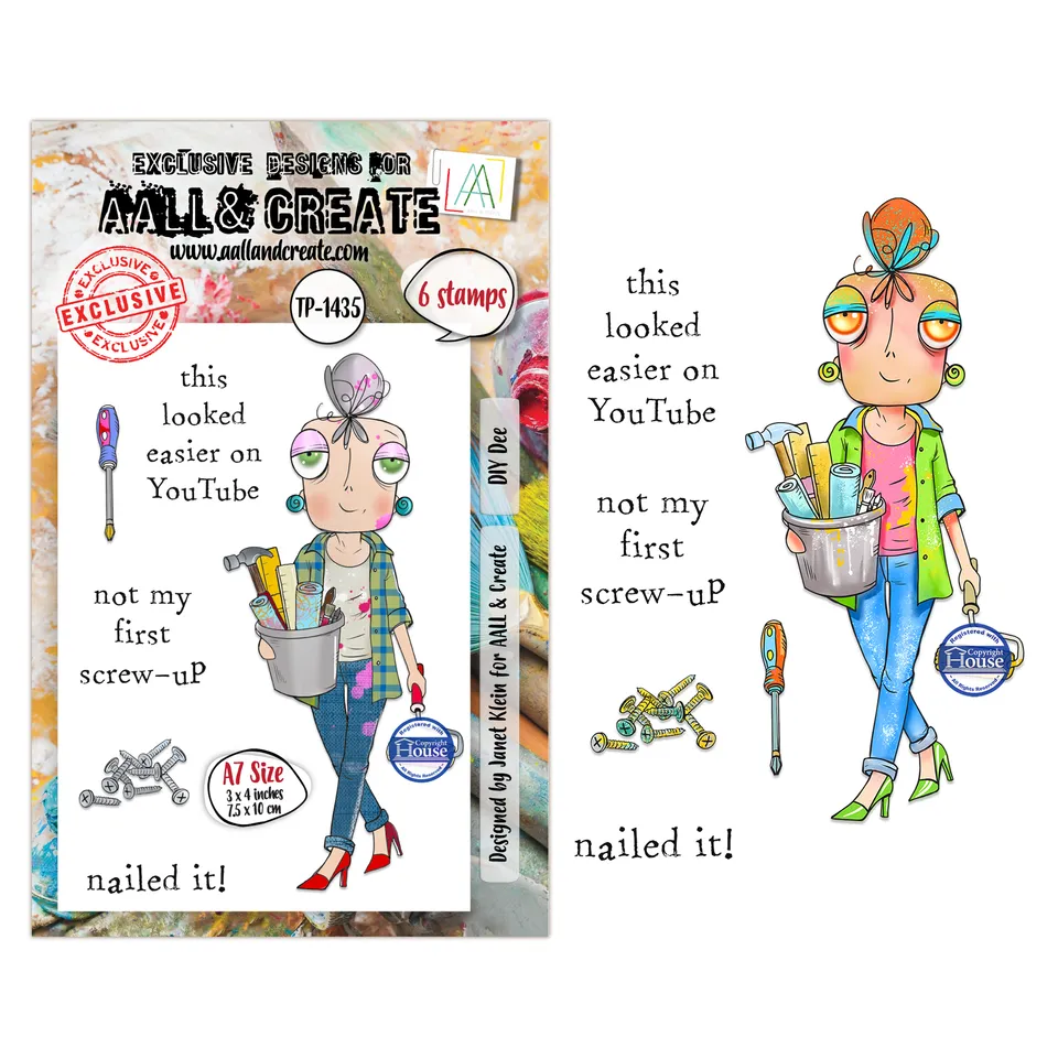 Aall and Create TP-1435 DIY Dee stempelsett A7