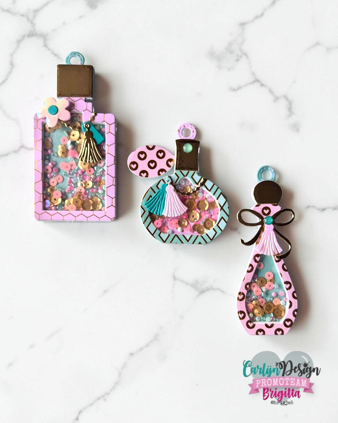 CarlijnDesign Perfume Pals CDSN-0365 dies parfymeflasker