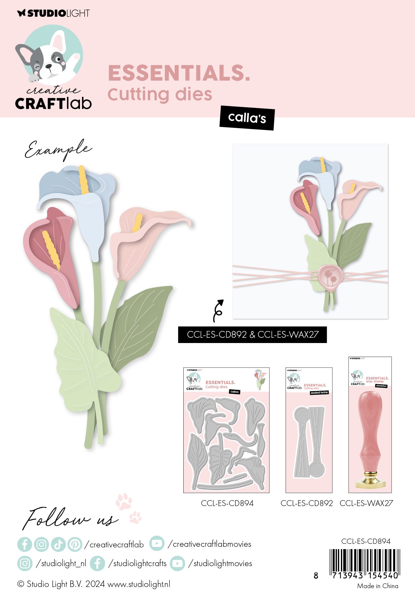 Studio Light Creative Craftlab Calla dies