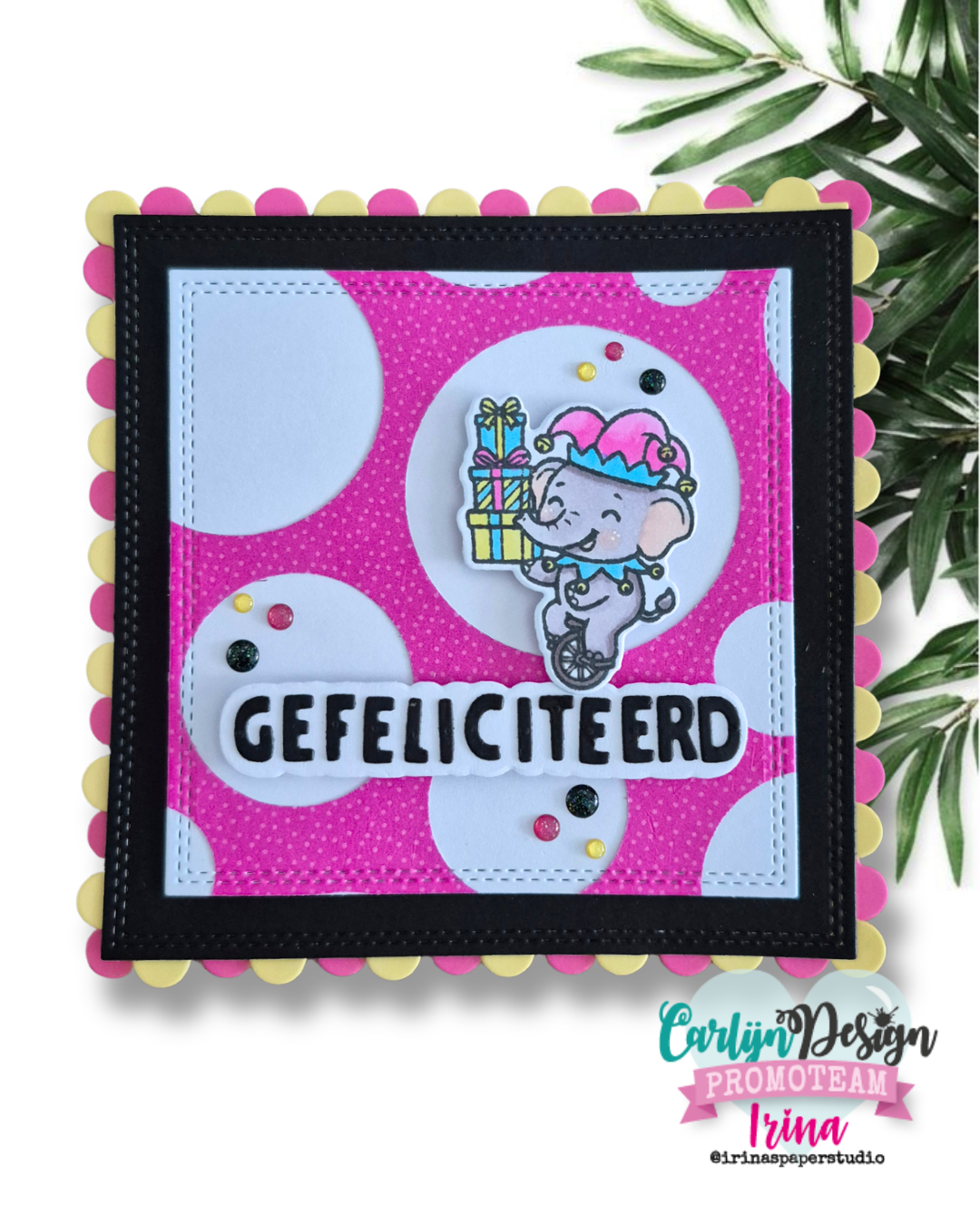 CarlijnDesign A6 sirkler CDSN-0399 dies juleutgave