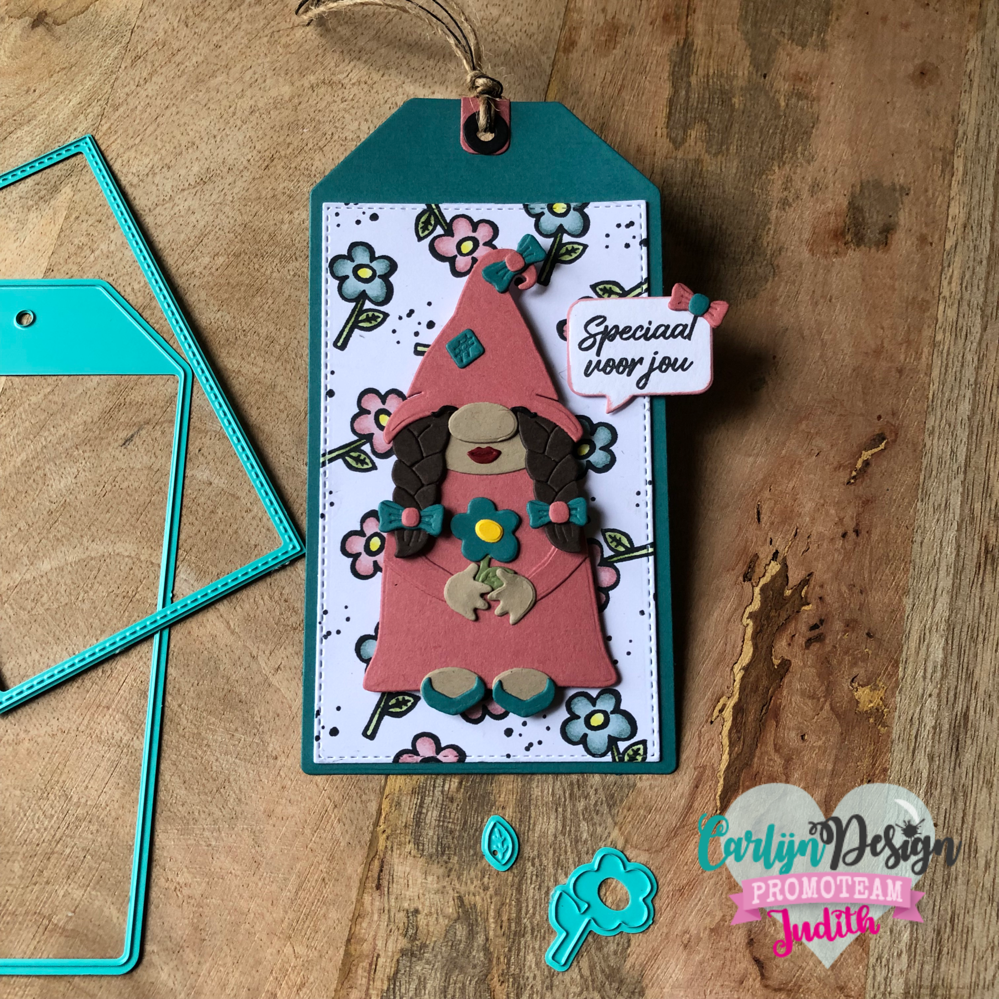 CarlijnDesign CDSN-0203 Gnome dame dies Gerda valentin