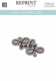 Reprint baby scrapbookpapir 12 ark babymotiv