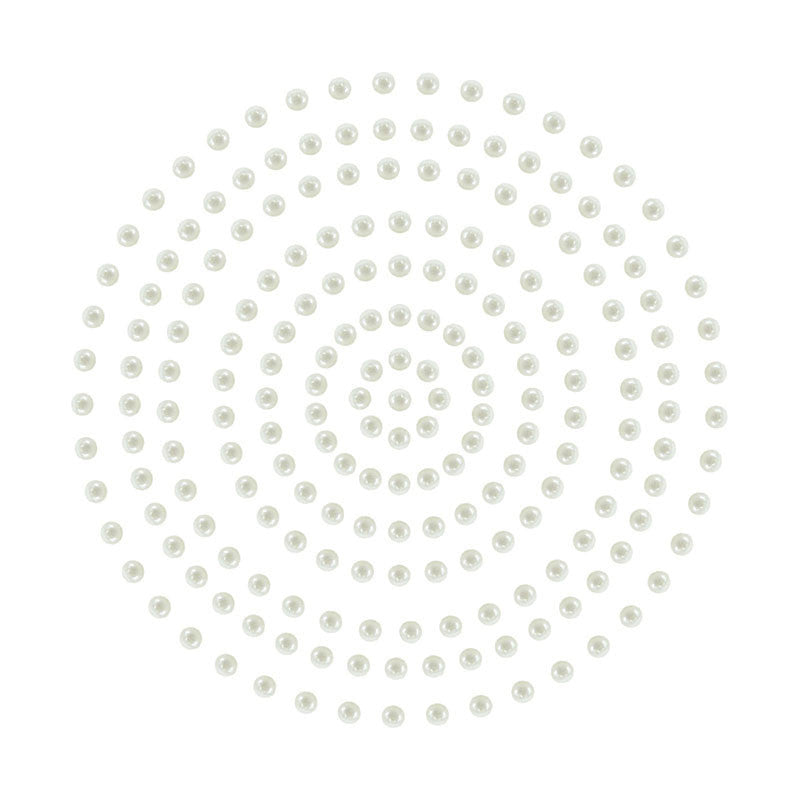 Couture Creations Adhesive Pearls 2mm selvklebende perler cream 424 stk