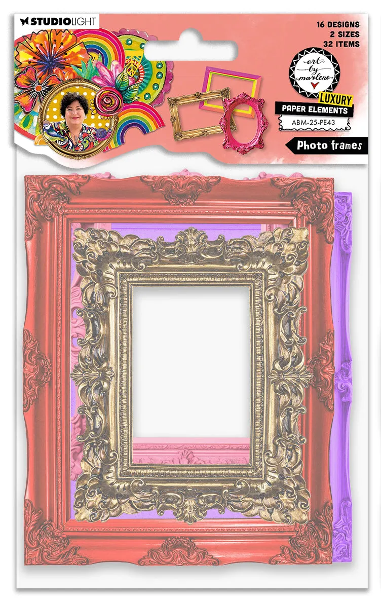Art By Marlene Photo Frames papirelementer 32 stk fotorammer