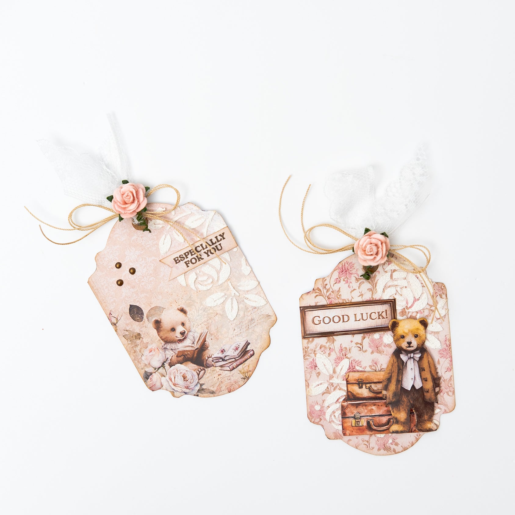 Studio Light Teddy's Tea Time die-cut-blokk 20 ark 300+ deler