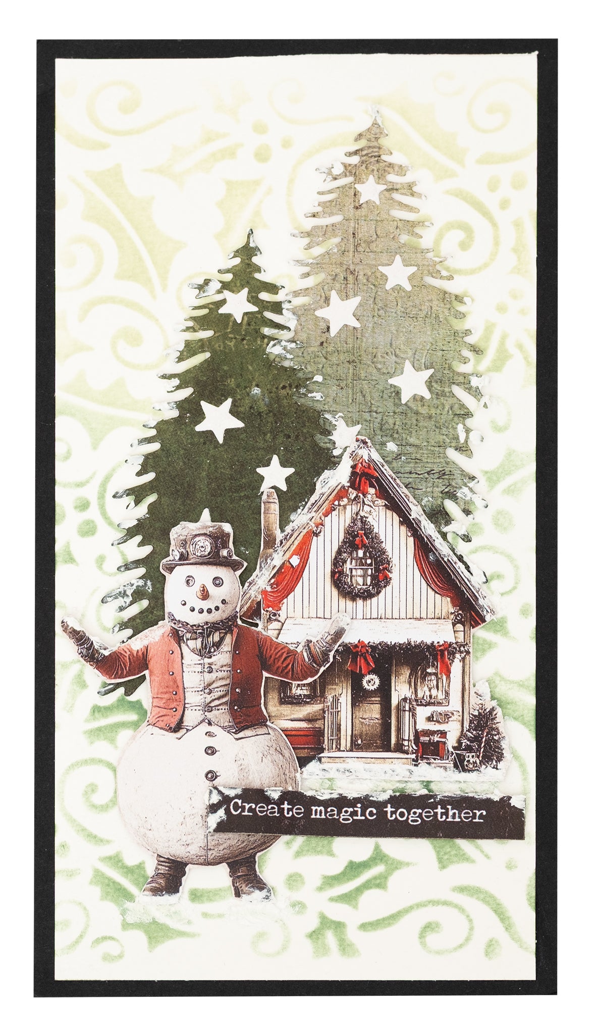 Studio Light Grunge cutting die christmas ekstra