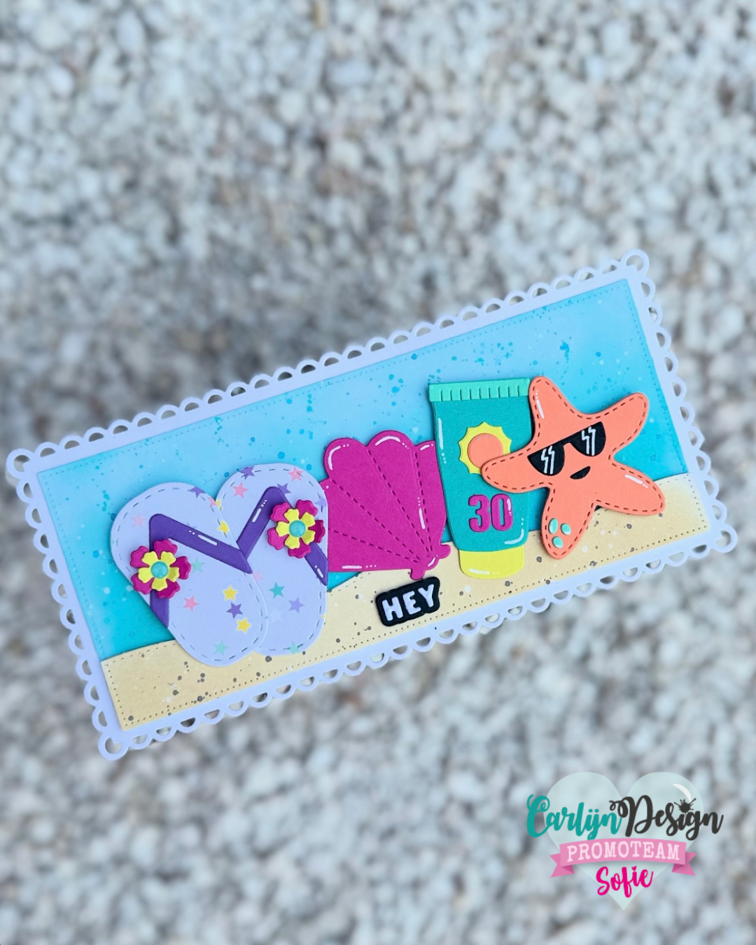 CarlijnDesign Flip Flop Friends CDSN-0313 dies sommer