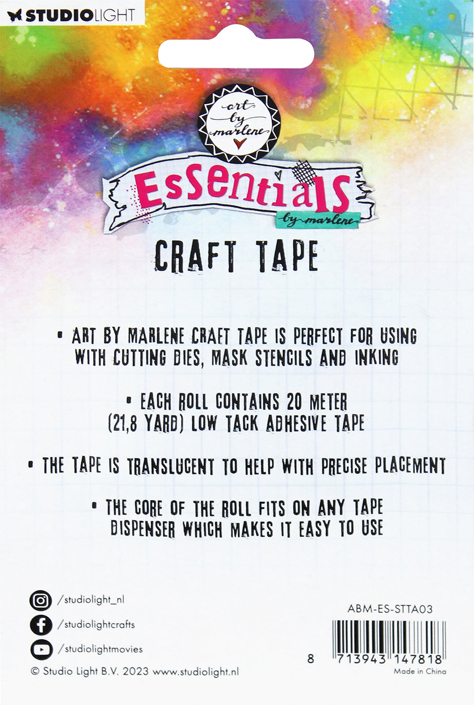 Art by Marlene Essentials sjablongtape 10/15/20 mm