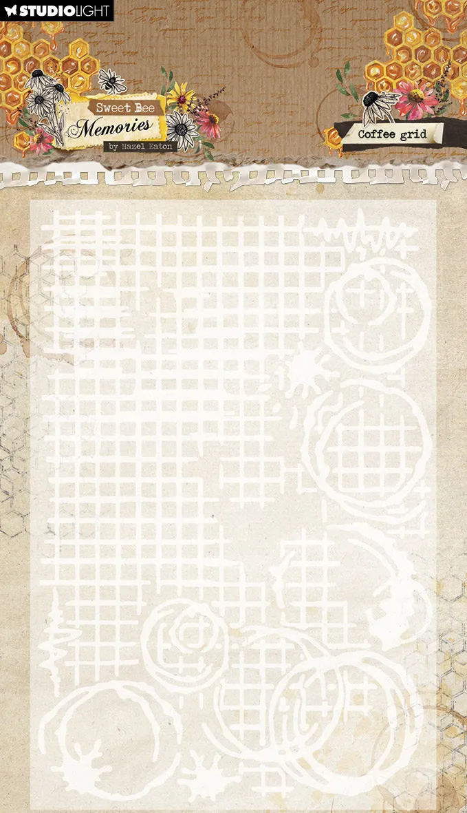Studio Light Sweet Bee Coffee grid pregefolder 105x148 mm
