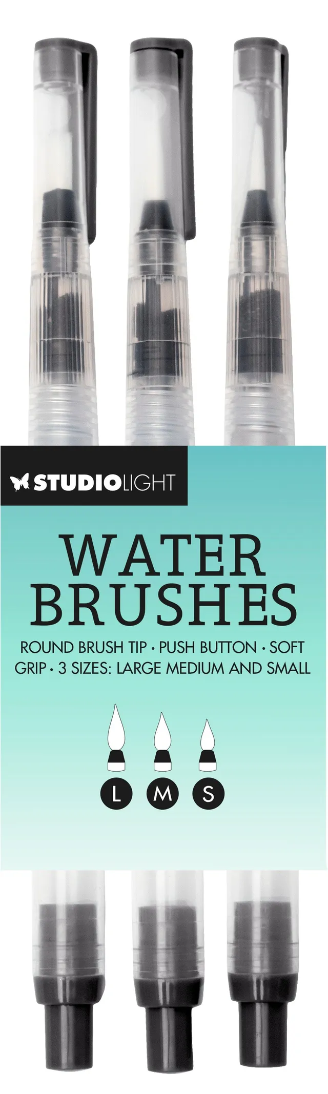 Studio Light Essentials vannpensler 3 stk fin medium stor