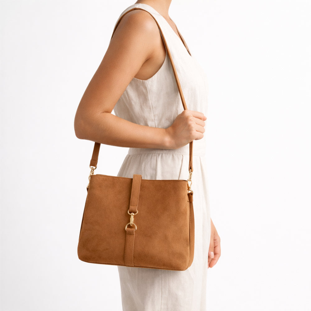 KaiserCraft K&Co Journey Bucket bøtteveske tan