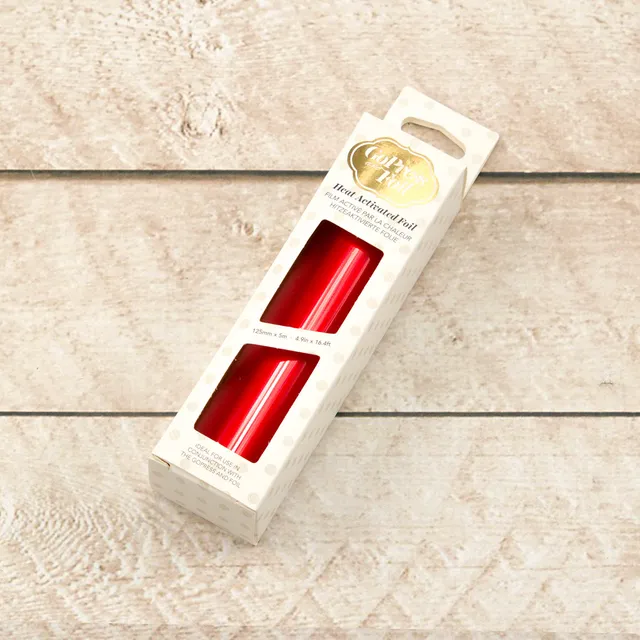 Couture Creations GoPress folie rød matt 125 mm x 5 m