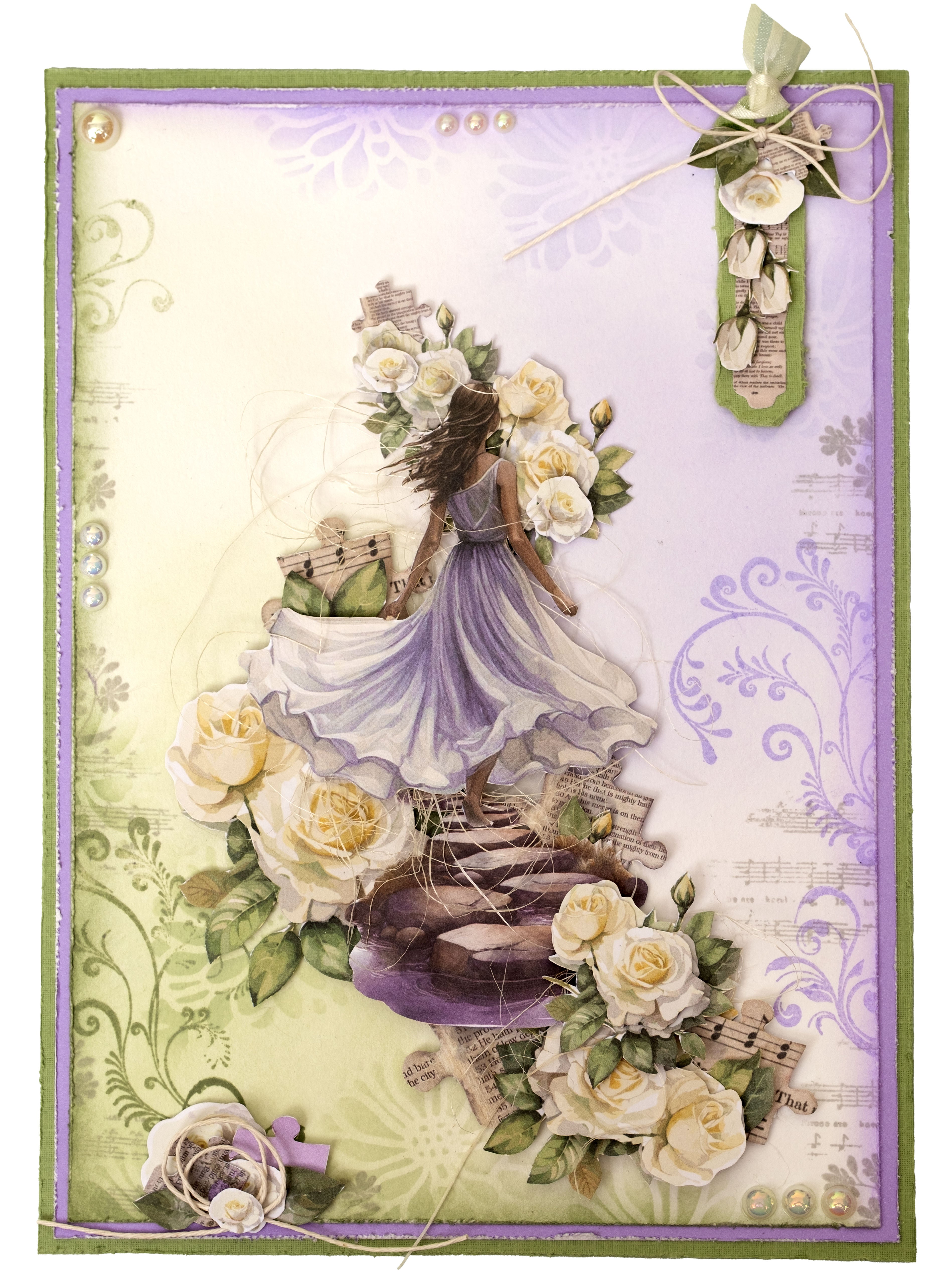 Studio Light Growing Blooming papirblokk Mixed 36 ark vellum
