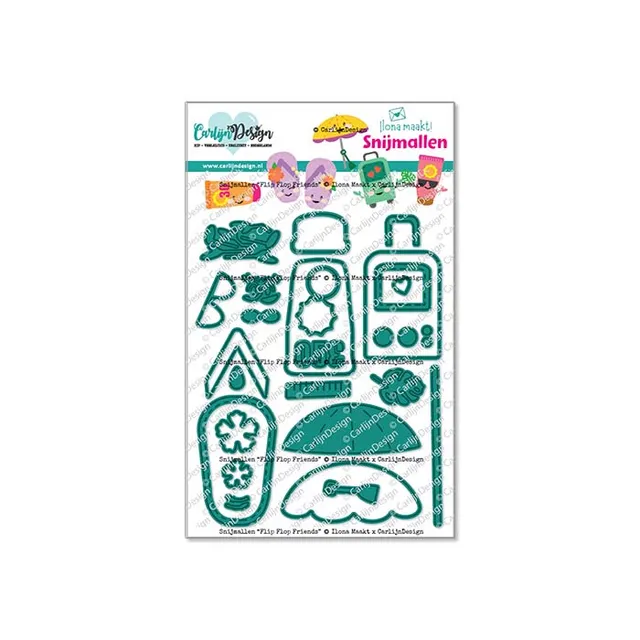 CarlijnDesign Flip Flop Friends CDSN-0313 dies sommer