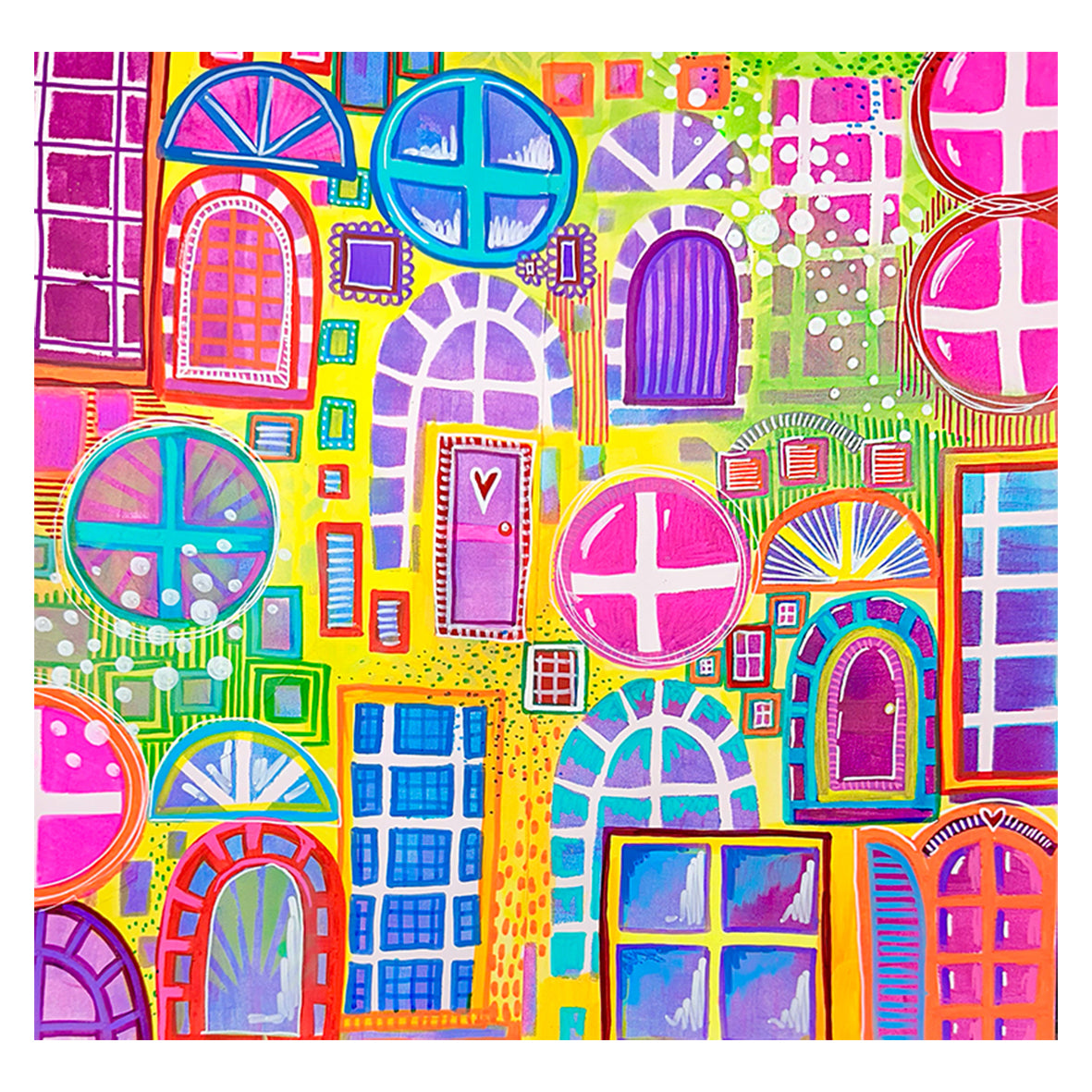 Aall and Create Art by Marlene Window Mix maske 20x20 cm