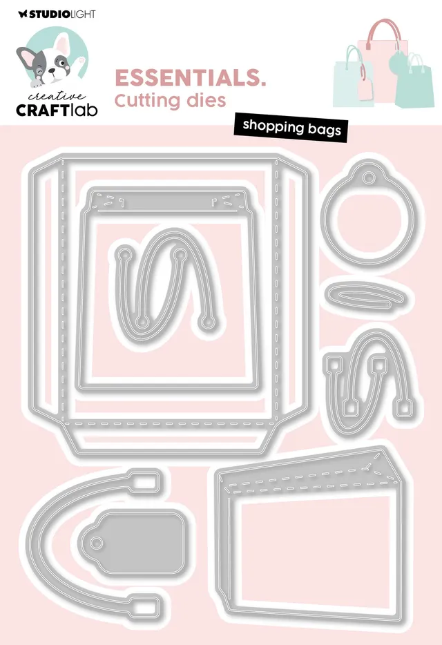Studio Light Creative Craftlab Shopping Bags dies poser