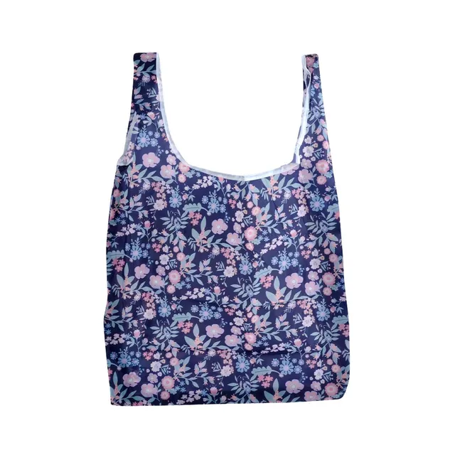 KaiserCraft handlenett Navy Posy stort 37x57 cm polyester