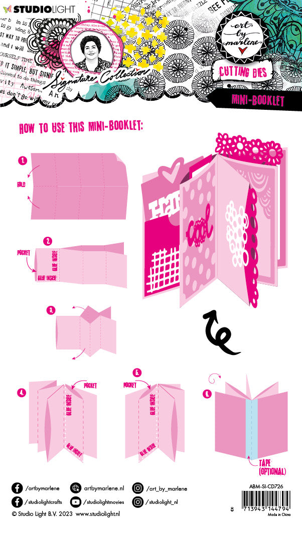 Studio Light Art by Marlene Ini-Mini-Booklet dies A5