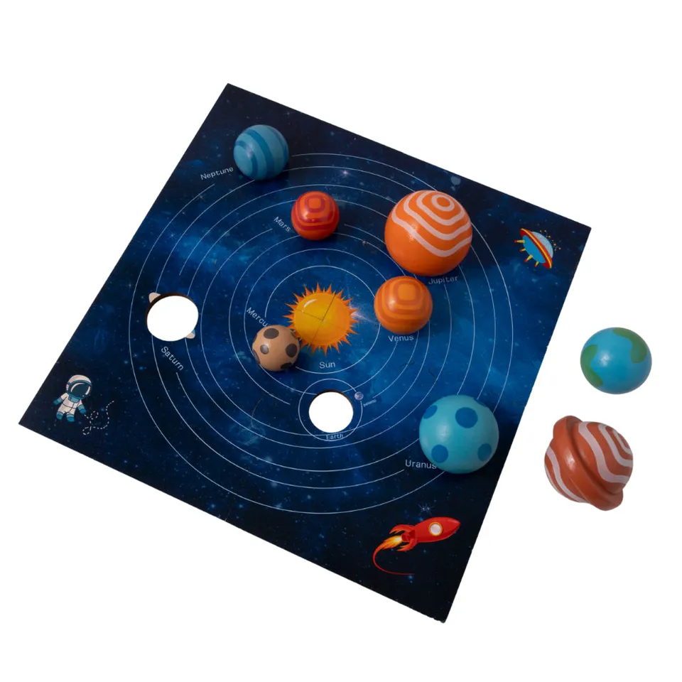 Kaiser Toy Box Solar System lekesett 12 deler tre