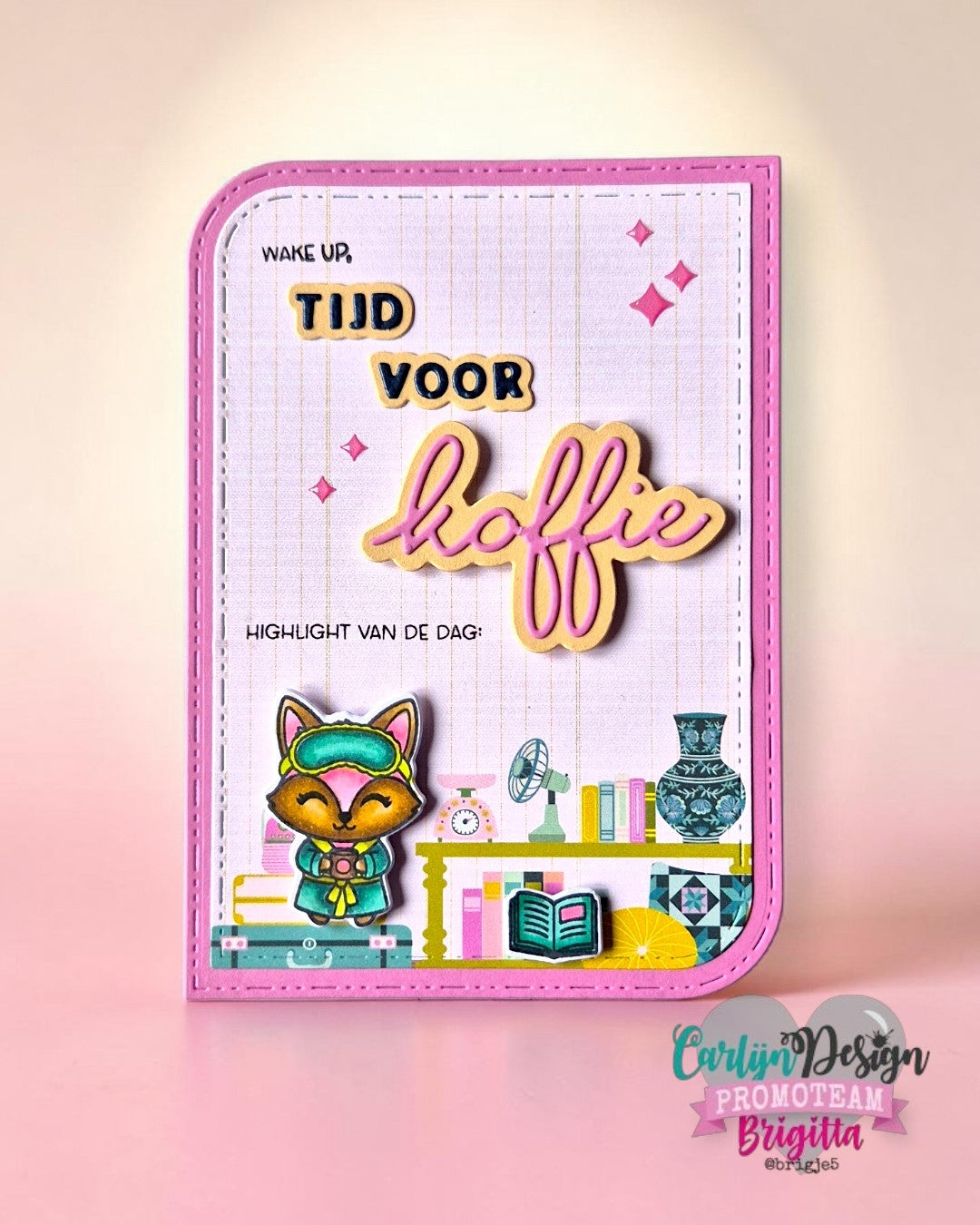 CarlijnDesign Tijd voor Jou CDSN-0369 dies kaffe og te